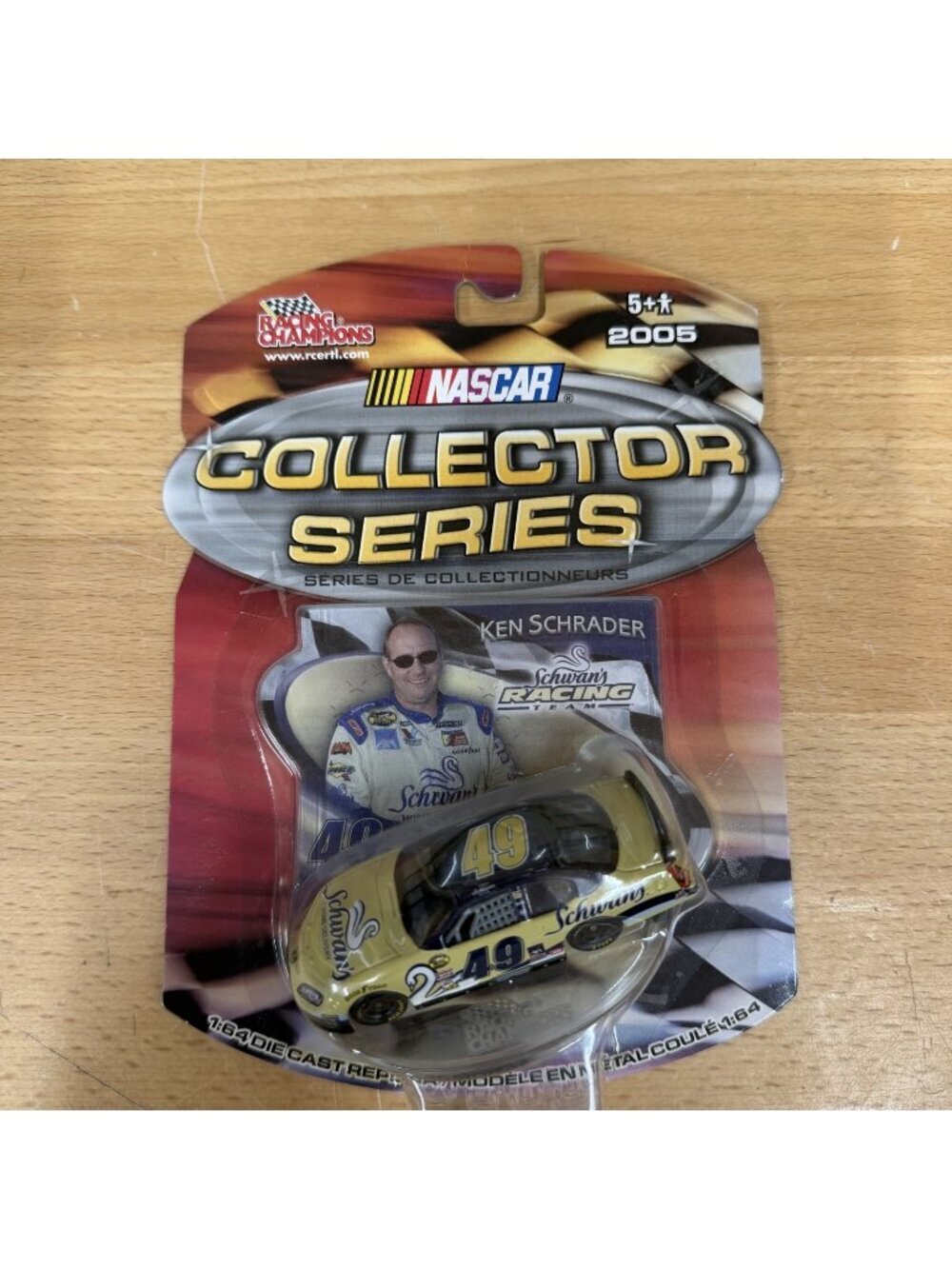 2005 #49 Ken Schrader Schwan’s Racing Champions 1/64 NASCAR Diecast